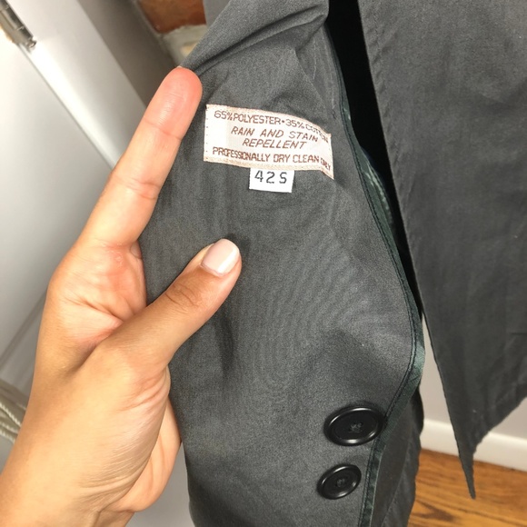 Christian Dior Monsieur Vintage Trench Coat 42S - Picture 5 of 8